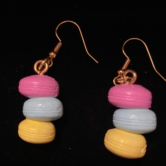 Macarons desert earrings - Picture 2 of 2